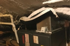 H0-Efficienct Gas Furnace in Attic Space.