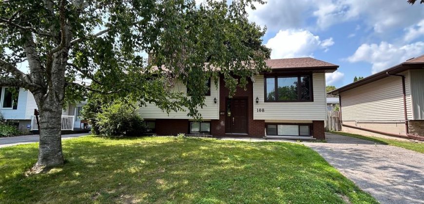 5 bedroom 2 bathroom home for sale. 108 Nicholas Street, Quinte West, On. $524,900