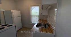 1 bedroom 1 bathroom apt for rent. 116 King Street Unit #3, Quinte West. $1750.00 + hydro and water