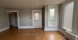 1 bedroom 1 bathroom apt for rent. 116 King Street Unit #3, Quinte West. $1750.00 + hydro and water