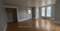 1 bedroom 1 bathroom apt for rent. 116 King Street Unit #3, Quinte West. $1750.00 + hydro and water