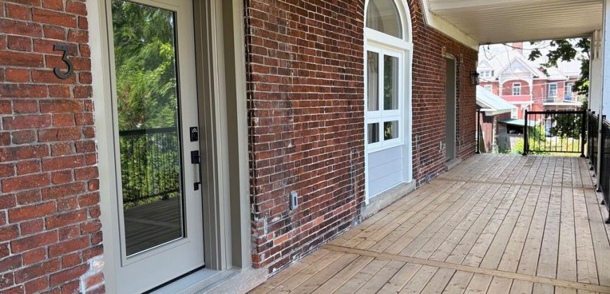 2 bedroom 1 bathroom apt for rent. 22 McGill Street Unit #3, Quinte West, On. $1950+