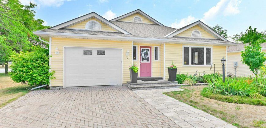 2 bedroom 2 bathroom house for sale. 2 Heritage Drive, Prince Edward County, On.  $489,900
