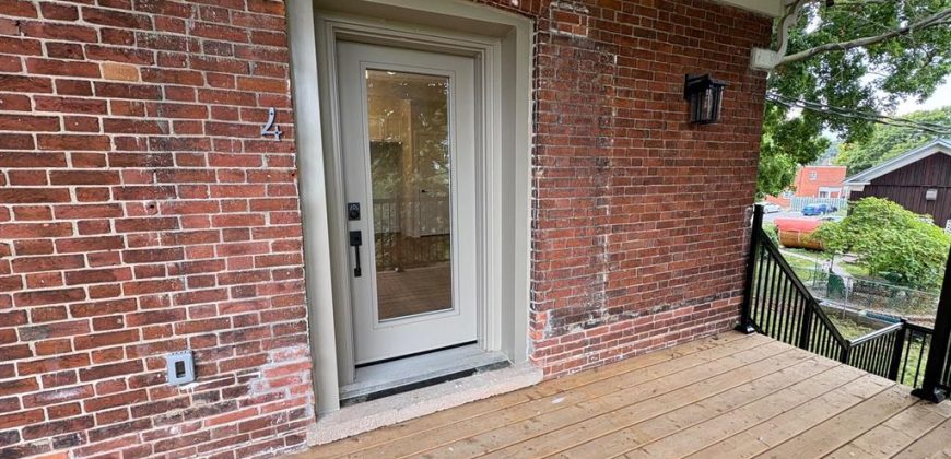 2 bedroom 1 bathroom apt for rent. 22 McGill Street Unit #4, Quinte West, On. $1,999