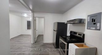 1 bedroom 1 bathroom apt for rent. 27 Dundas Street E, Unit #2, Quinte West, On. $1,450 all inclusive.
